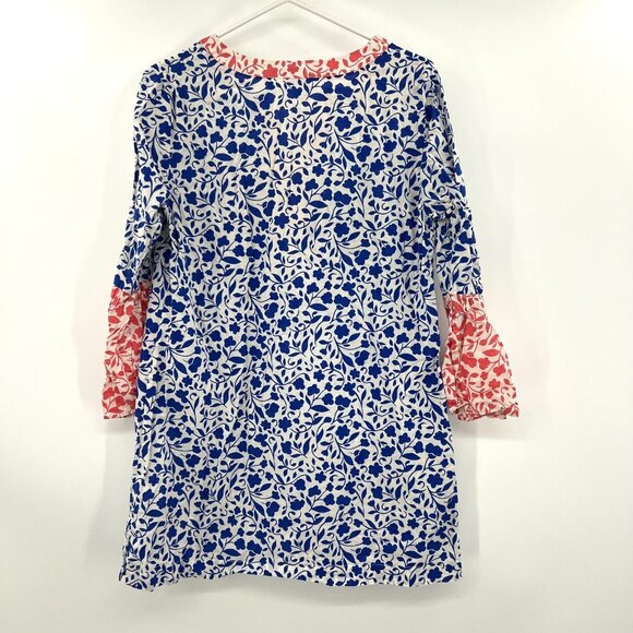 Boden Jodie Floral Print Kaftan Tunic Top Women's 8 R - Picture 4 of 4